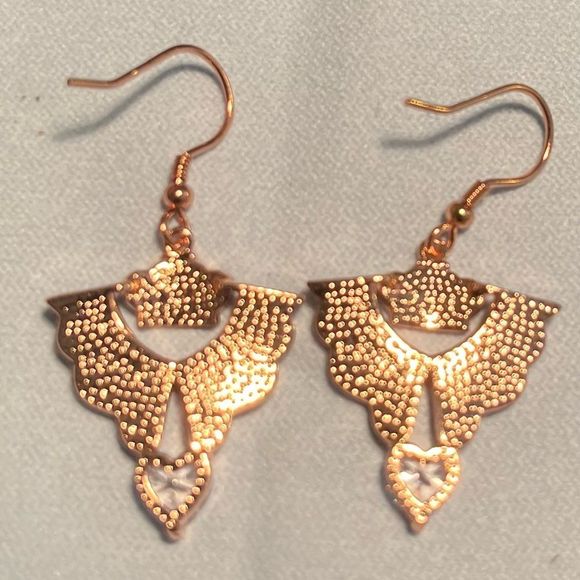 Eternal Love Series Earrings- Rose Gold 1 - Picture 5 of 7